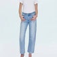 Pistola - Lexi Mid Rise Bowed Straight Jeans