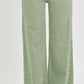 Risen - High Rise Wide Leg Frayed Hem Pants