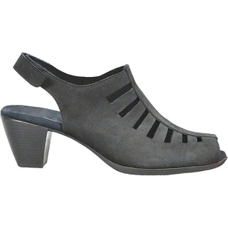 Munro - Women's Abby Nubuck Ankle Strap Heel Sandal