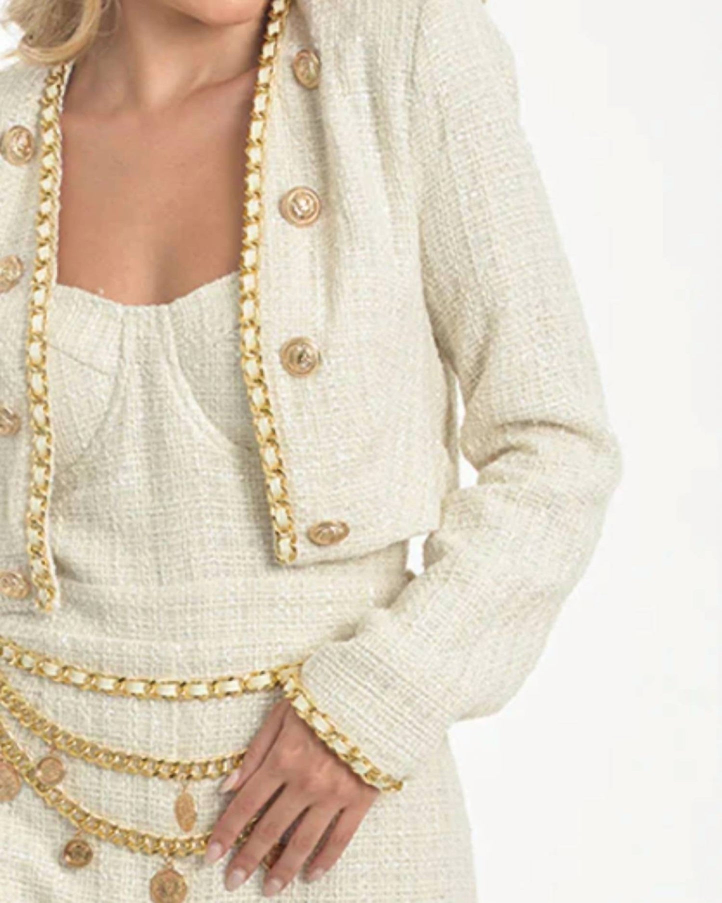 Steffany Milano - Floral Bra Top And Trousers