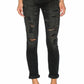 Agolde - Chloe Low Rise Slim Denim Distressed Jean