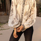 Oliphant - Mandarin Pintuck Blouse