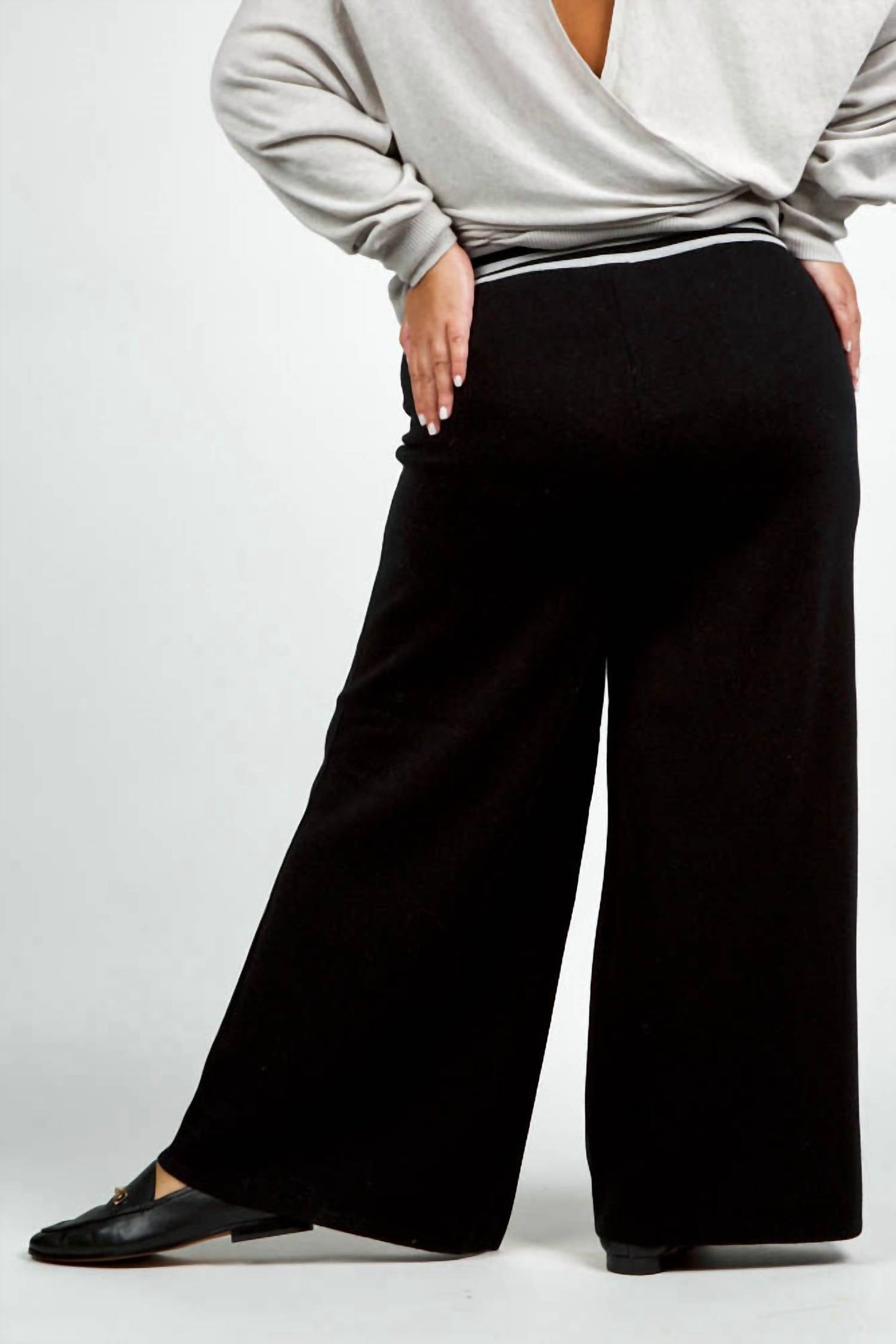 Bitte Kai Rand - Merino Blend Wide Leg Pants - Plus
