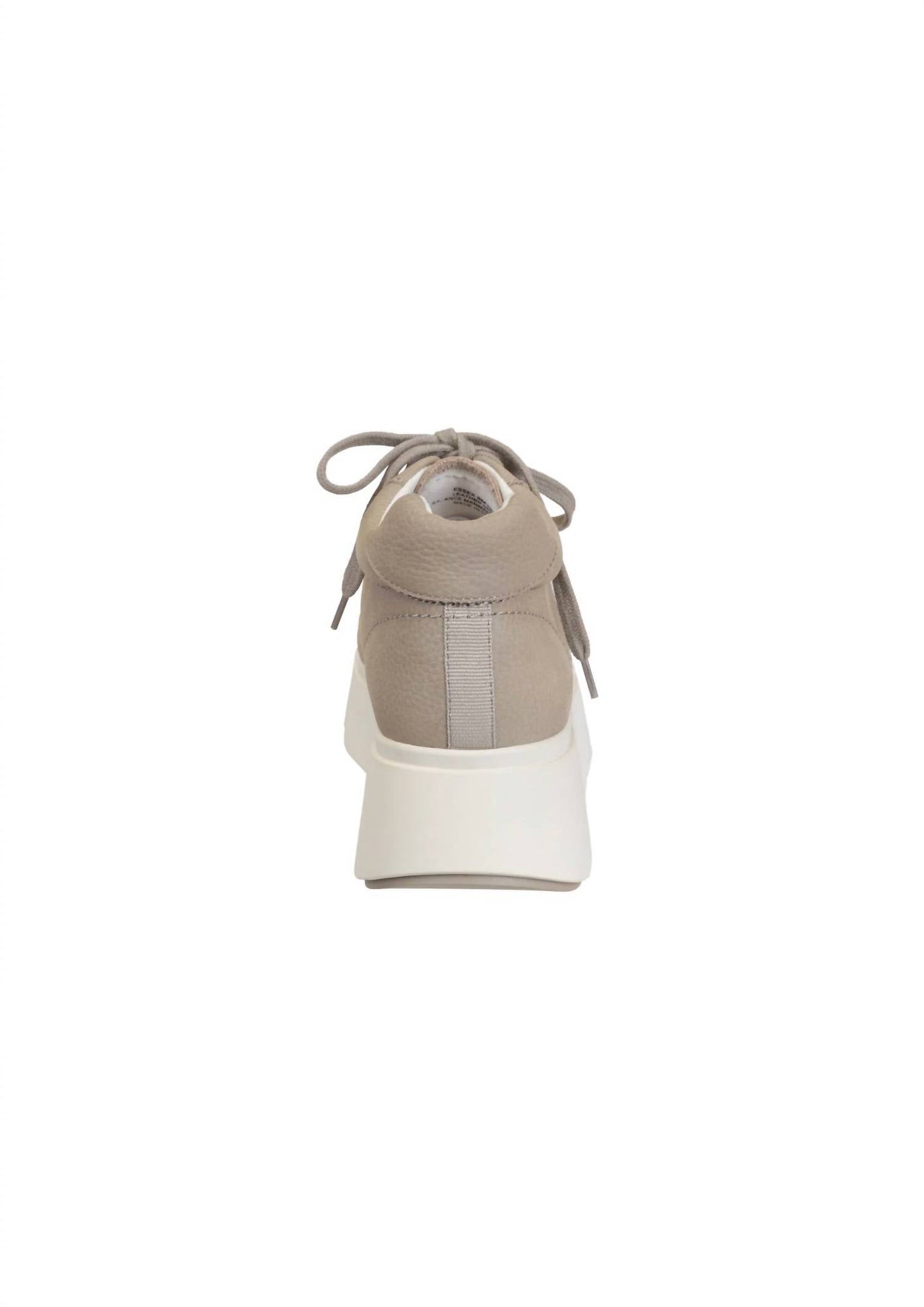 Essex Classics - Women's Greige Platform High Top Sneakers