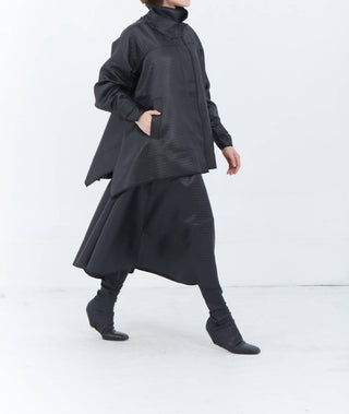 Matthildur - Gable Quilt Midi Skirt