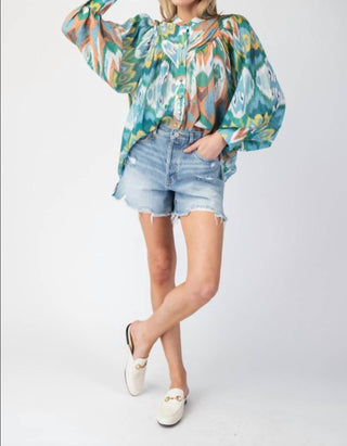 Ee:Some - Printed Blouse