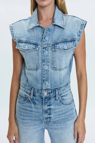 Pistola - Ace Sleeveless Barrel Leg Jumpsuit