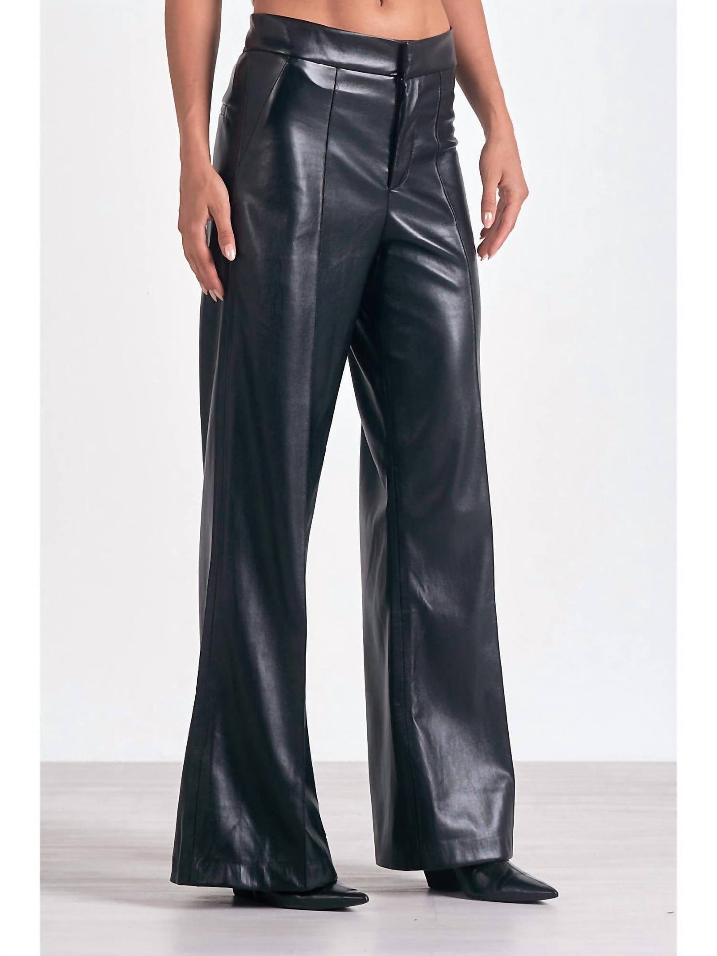 Elan - High Waist Flair Leg Pants