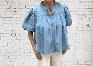 Karlie - Women's Denim Novelty Top