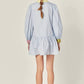 2.7 August Apparel - Color Block Stripe Dress