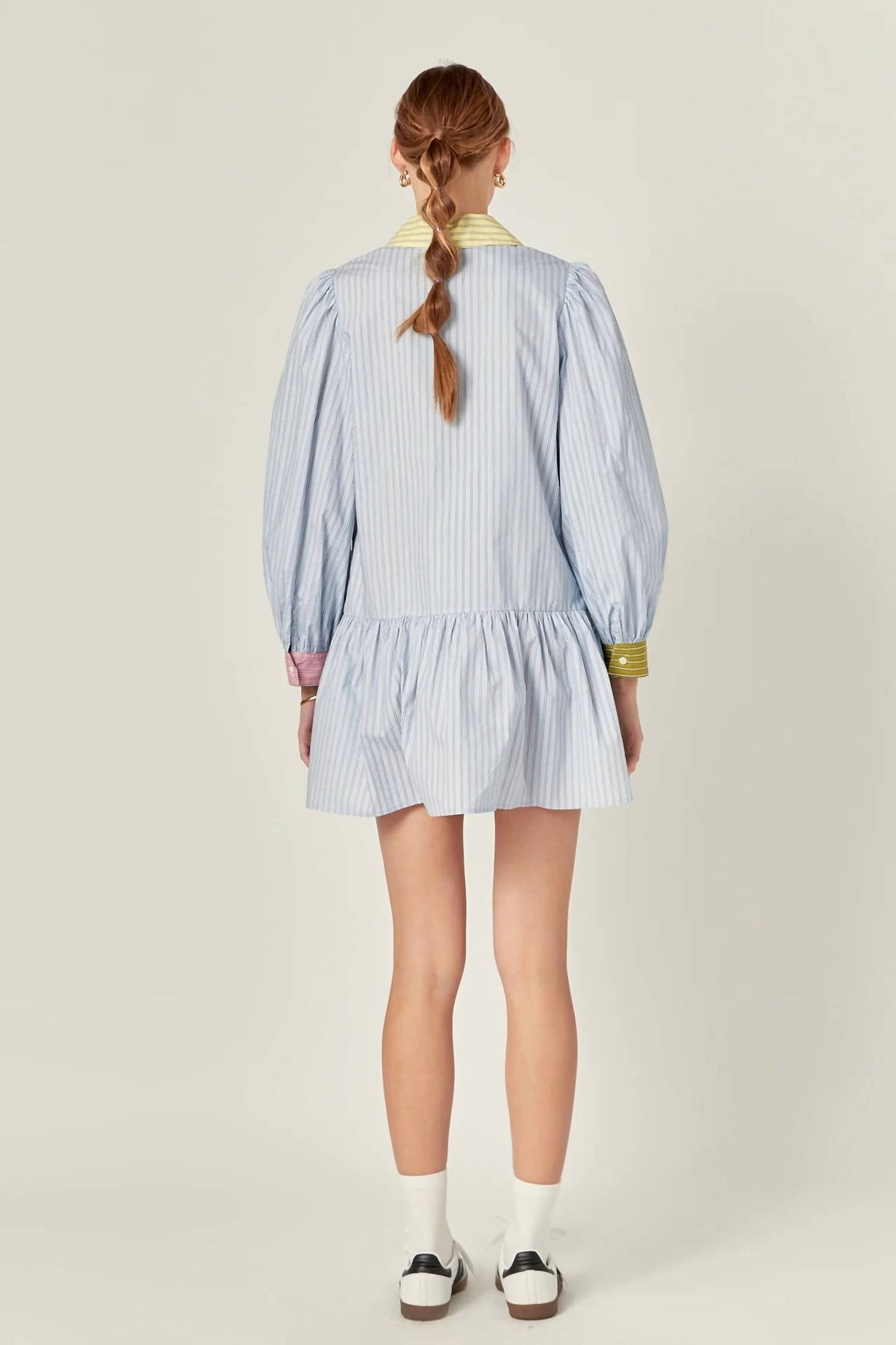 2.7 August Apparel - Color Block Stripe Dress