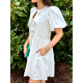 Entro - Melanie Bubble Sleeve Mini Dress