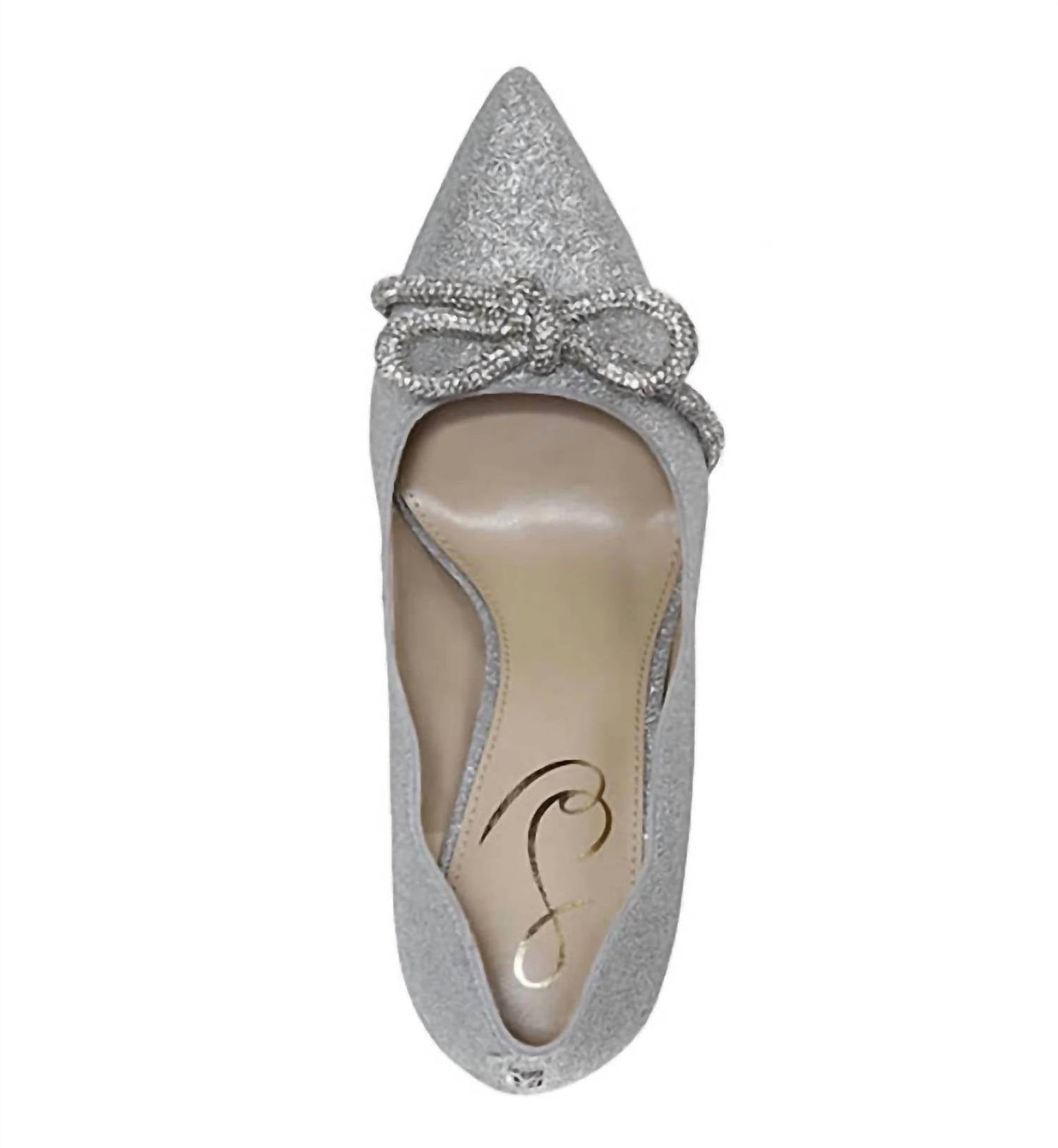 Sam Edelman - Women's Deela Glitter Bow Pointed Toe Stiletto Heel