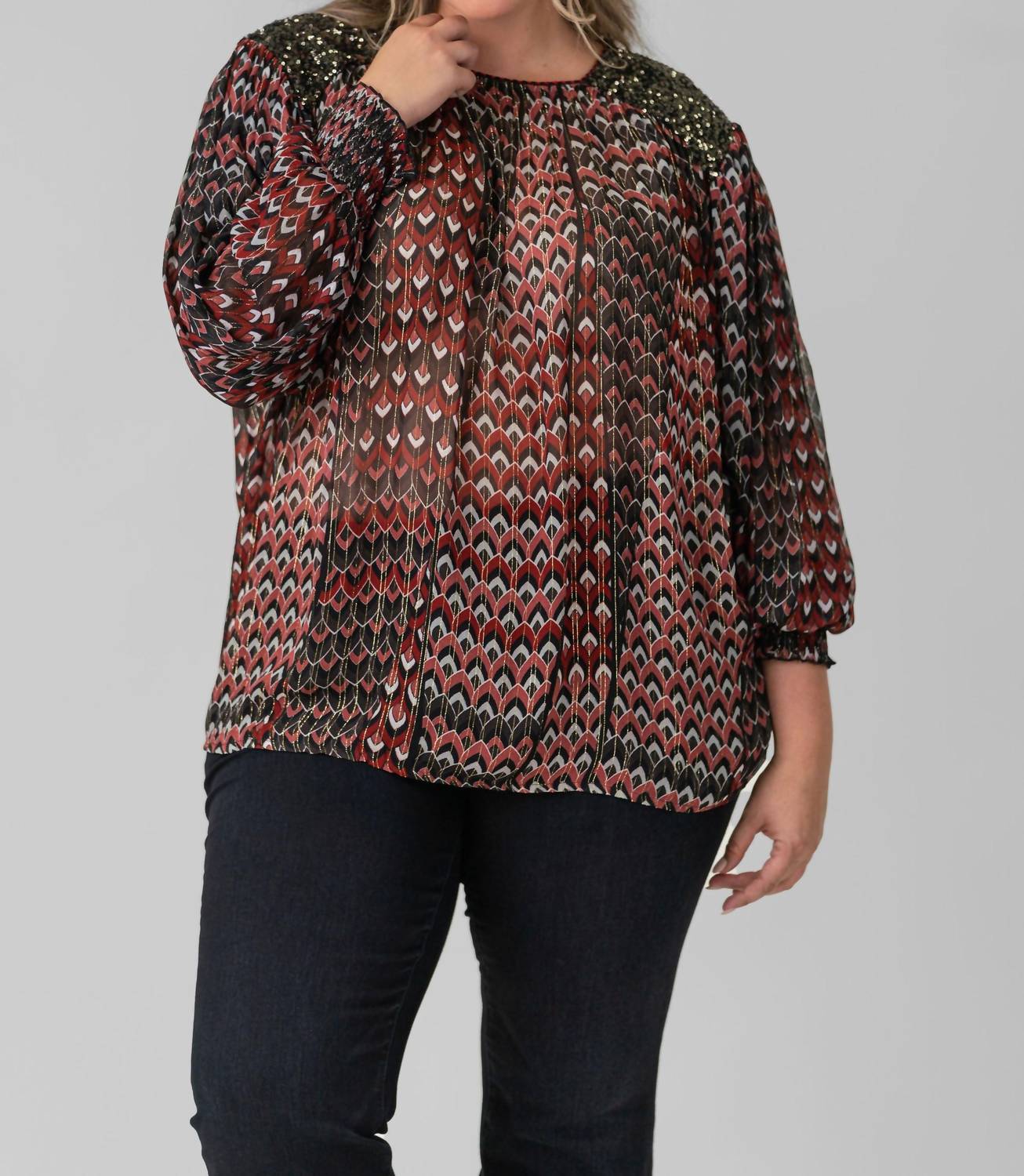 -Bl^Nk- - Ilyena Top - Plus Size