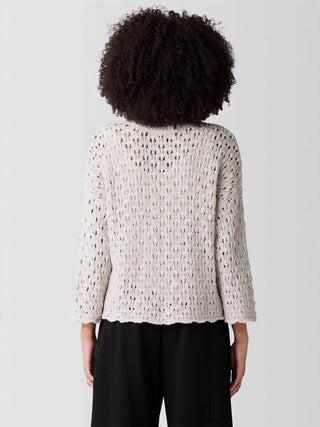 Eileen Fisher - Cotton Fluff Bracelet Sleeve Top