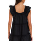 Allison New York - Faye Flutter Sleeves Mini Dress
