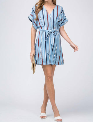 Entro - Striped Shirtdress