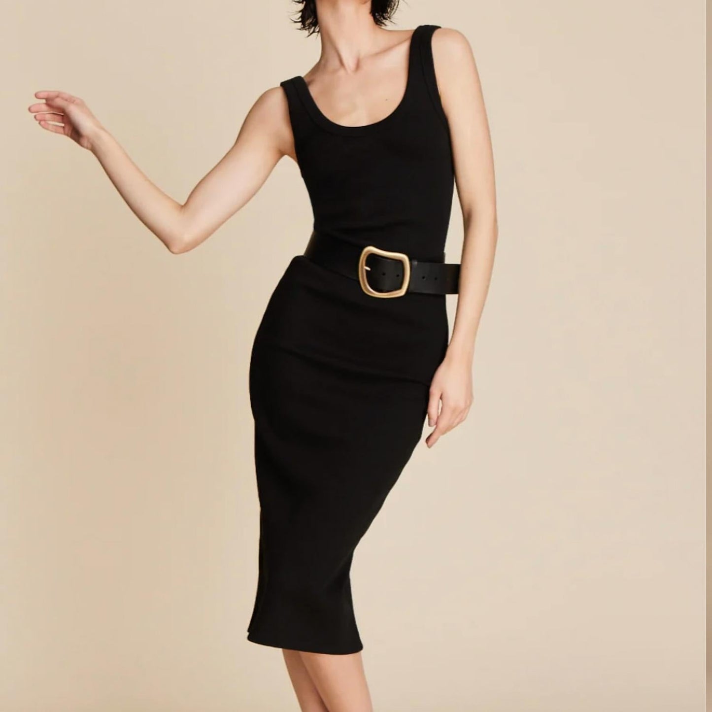 Sold Out Nyc - The Long Scoop It Up Midi Dress