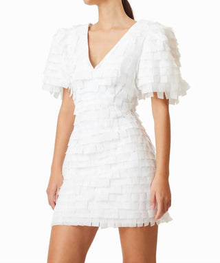 Elliatt - Hailey Textured 3d Mini Dress