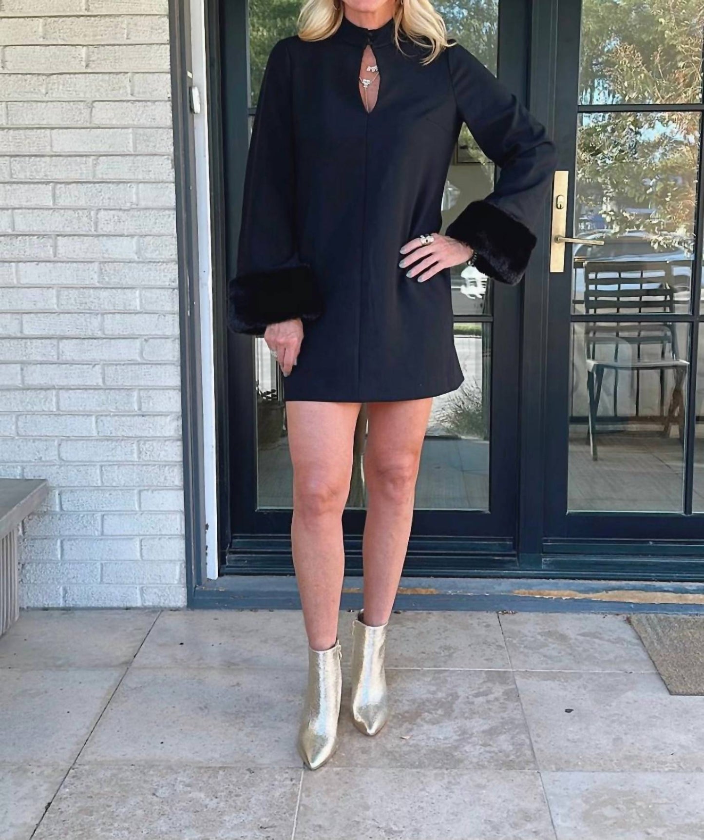 French Connection - Whisper Ruth Sleeve Detail Dress