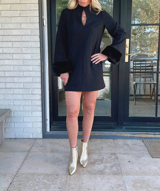 French Connection - Whisper Ruth Sleeve Detail Dress