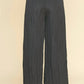 Pinch - Textured Wide Leg Woven Pants