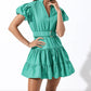 Lusana - Karissa Belted Mini Dress