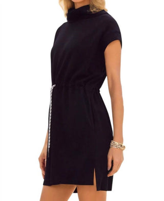 Entro - Gloria Folded Neck Drawstring Dress