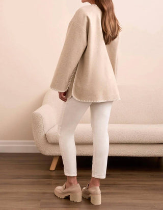 Tribal - Long Sleeve Button Front Coat