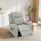 Manual Recliner Chair with 270° Swivel, Massage & Heating