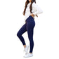 Julia Rose - Nadia Crossover Full Length Leggings with Pockets