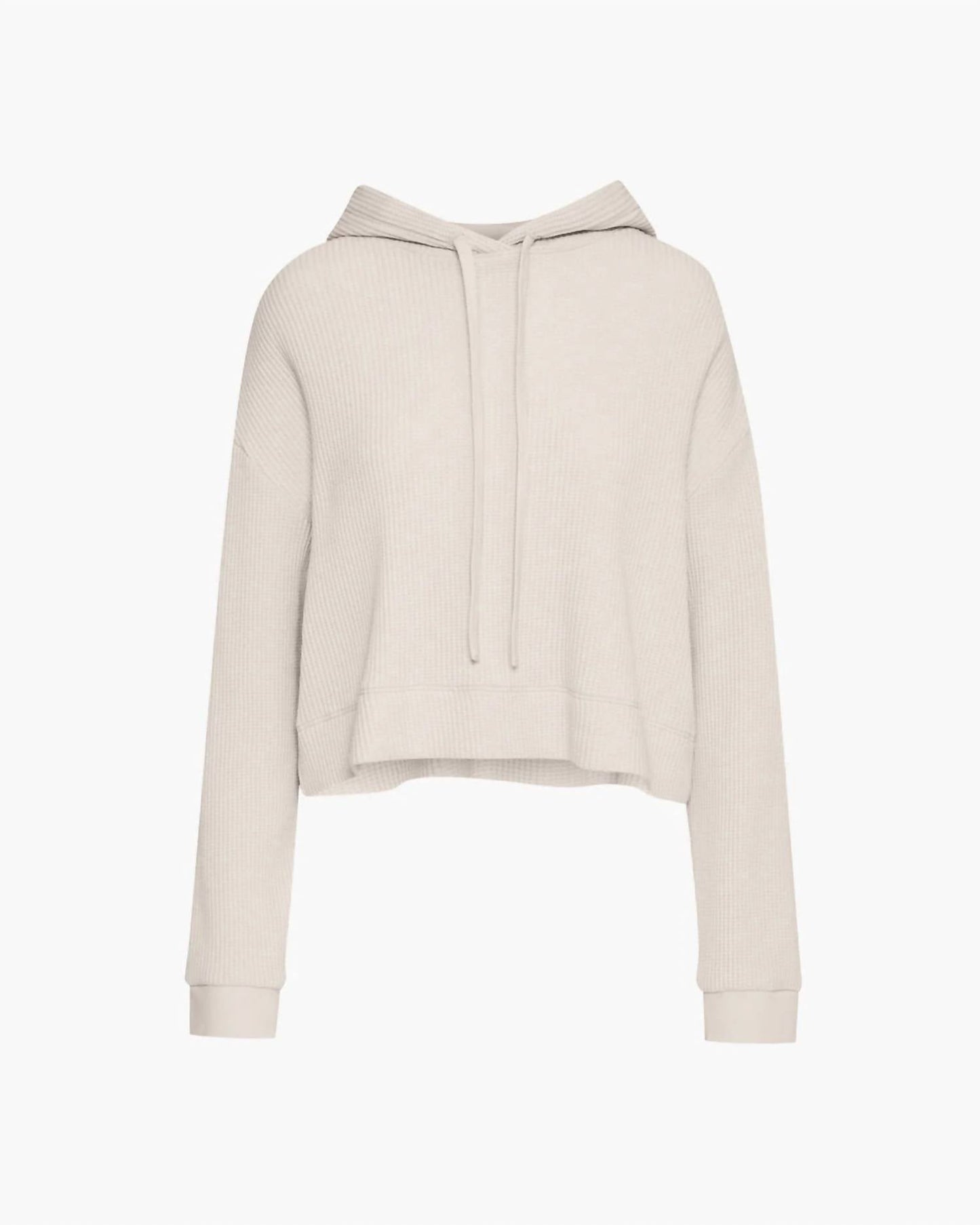 Atm - Women's Slub Jersey Waffle Boxy Hoodie