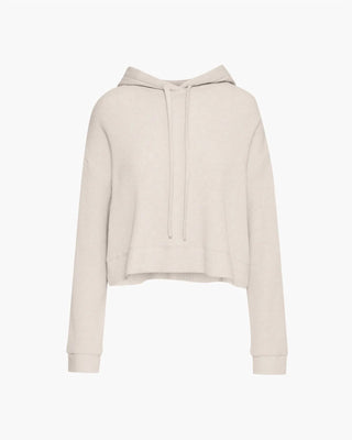 Atm - Women's Slub Jersey Waffle Boxy Hoodie