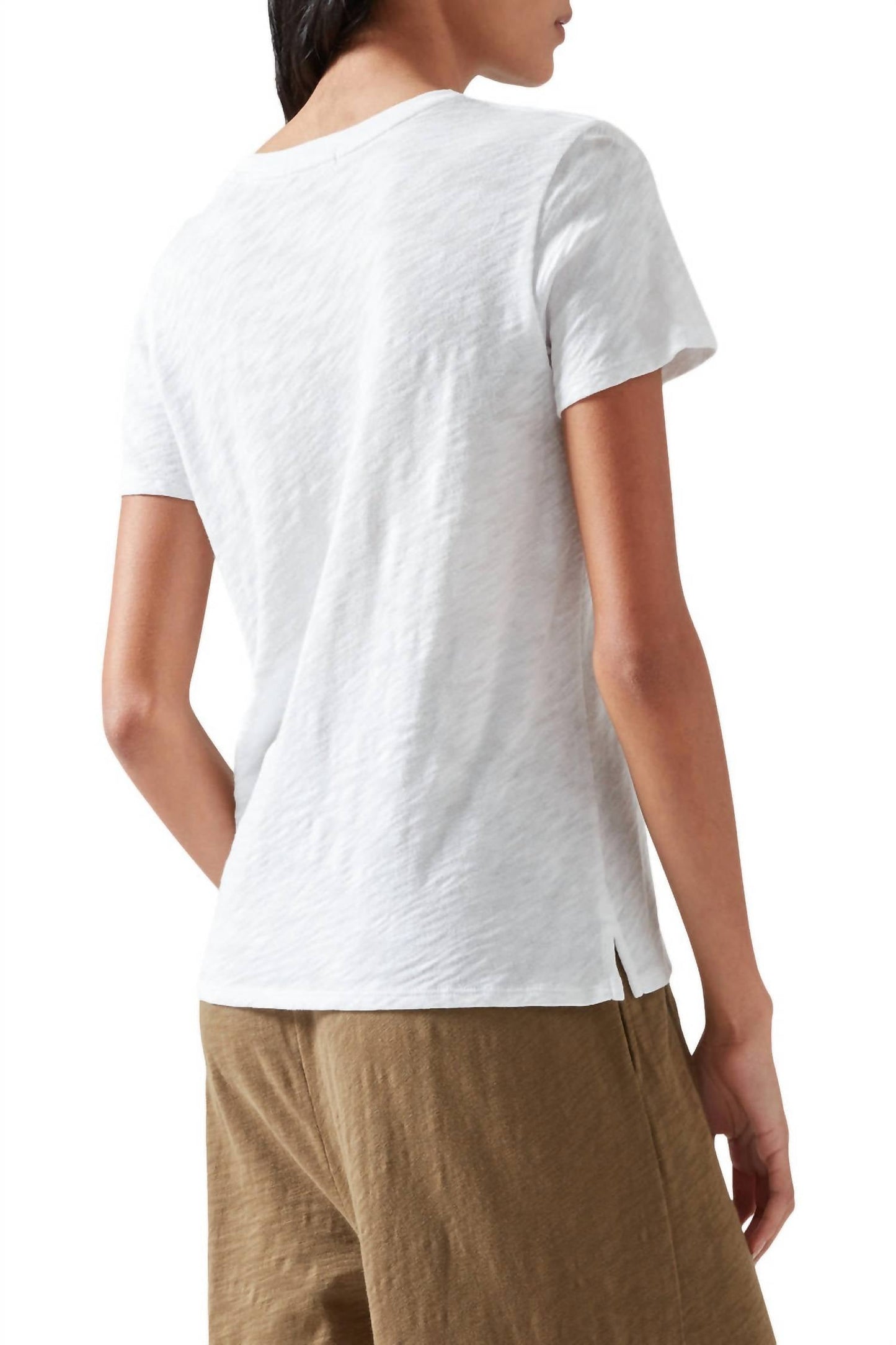Atm - Slub Jersey Schoolboy Crew Neck Tee