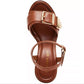 Madden Girl - Ankle Strap Buckled Wooden Platform Heels