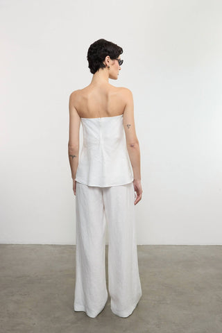 Enza Costa - LINEN STRAPLESS TUNIC