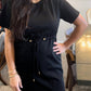 Entro - Drawstring Waist Mini Dress