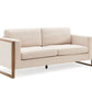 Modern 3-Seater Sofa With Solid Wood Legs