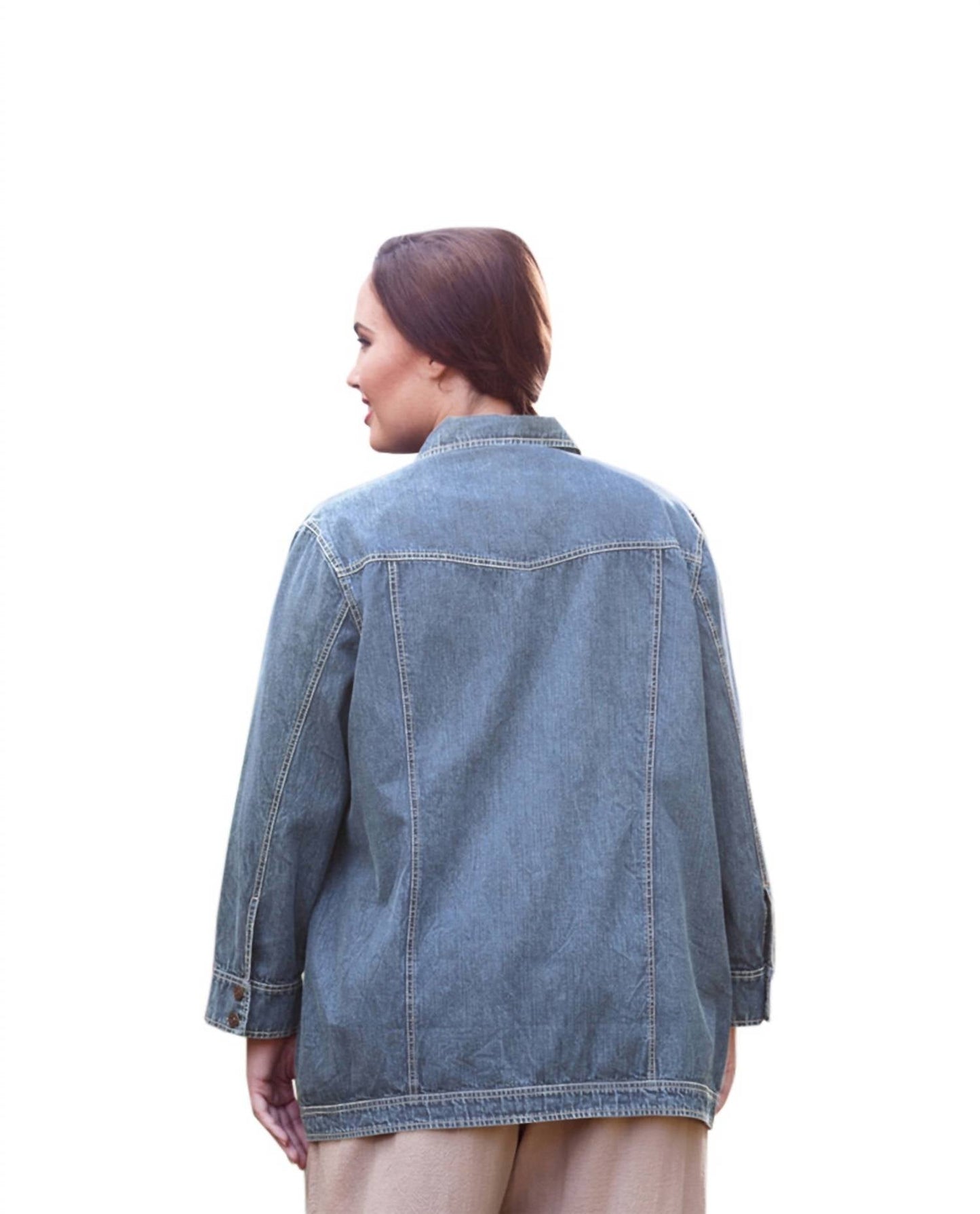 On The Plus Side - Rydel Denim Jacket - Plus Size