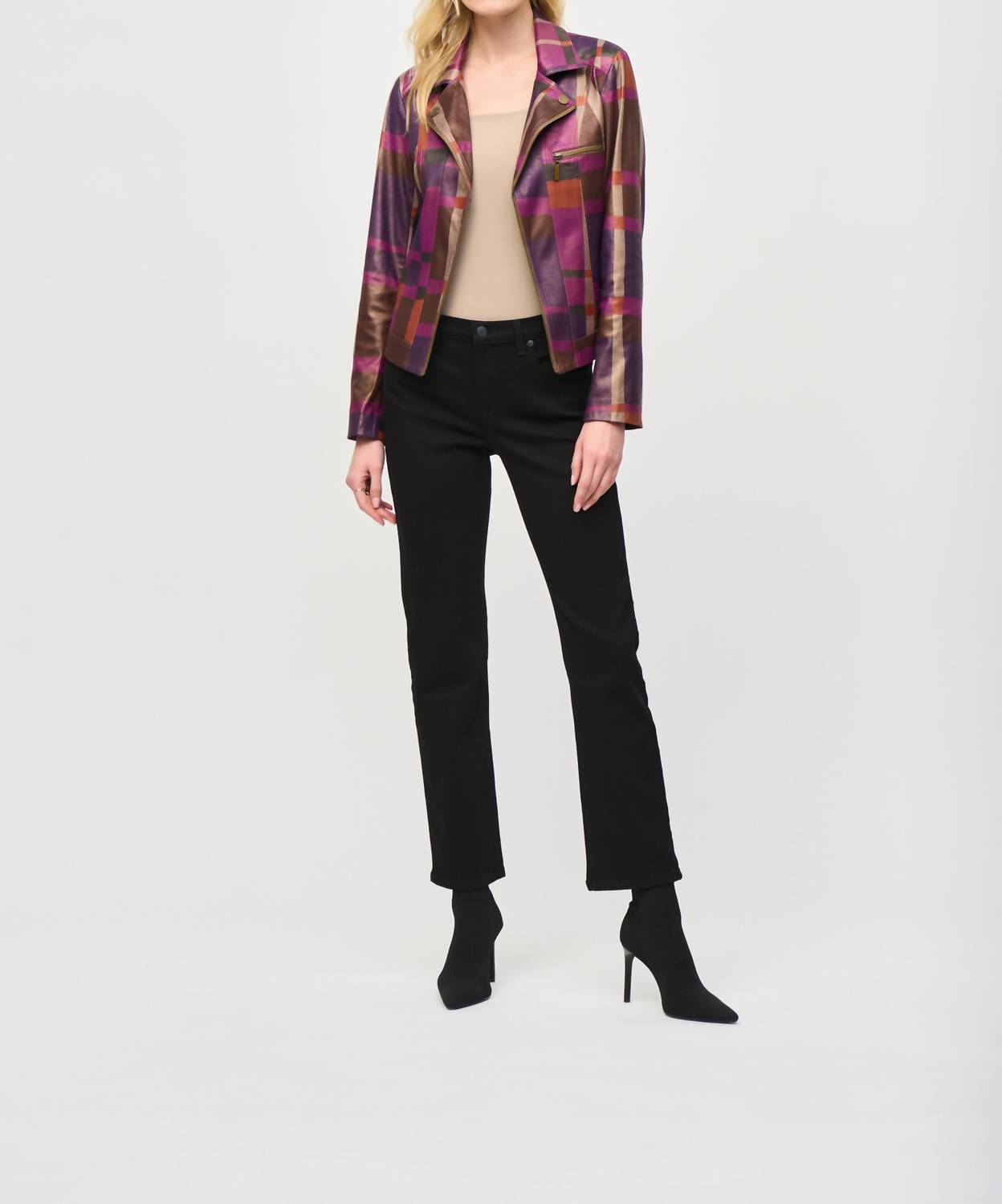 Joseph Ribkoff - Faux Suede Jacket