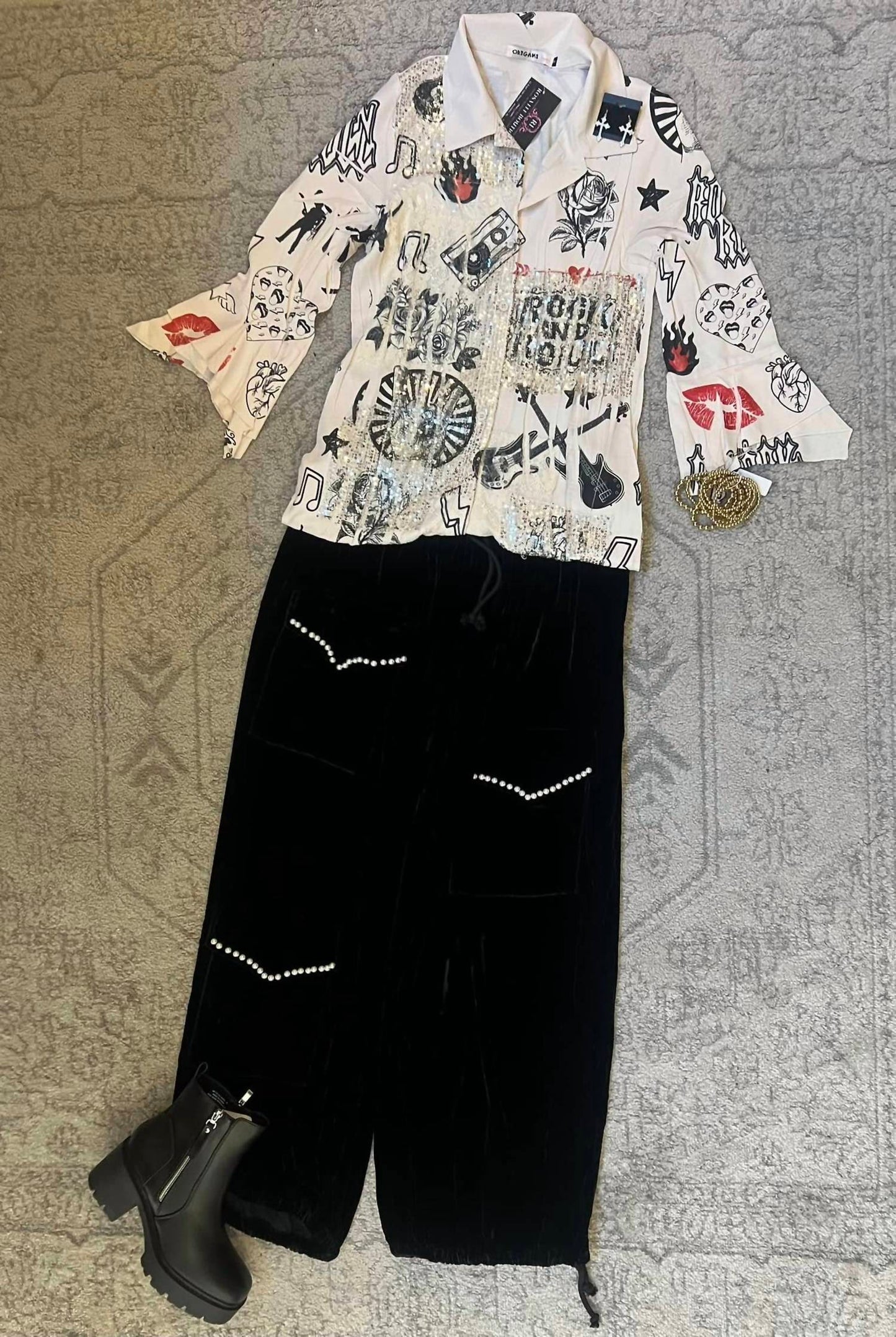 A Rare Bird - Women's Velvet Genie Pants
