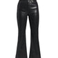 Rag & Bone - Casey Coated High-Rise Ankle Flare Jean