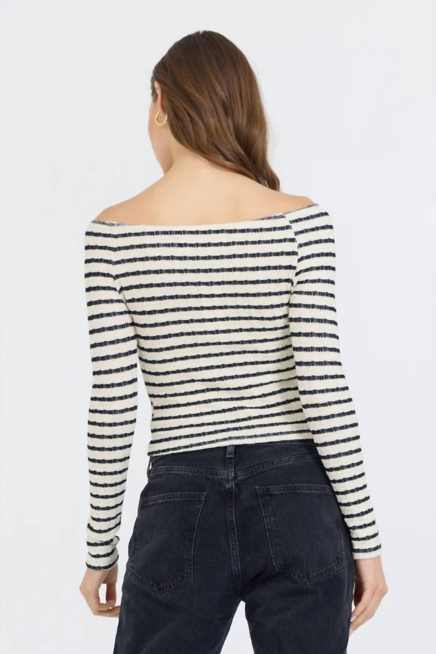Vintage Havana - Fitted Off the Shoulder Top