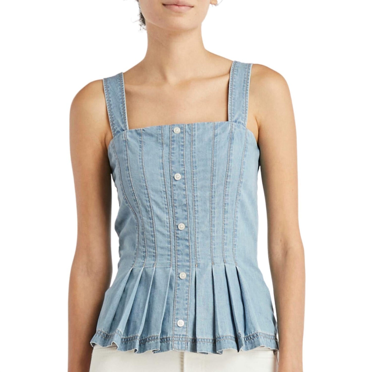 Veronica Beard - LAURA DENIM TOP
