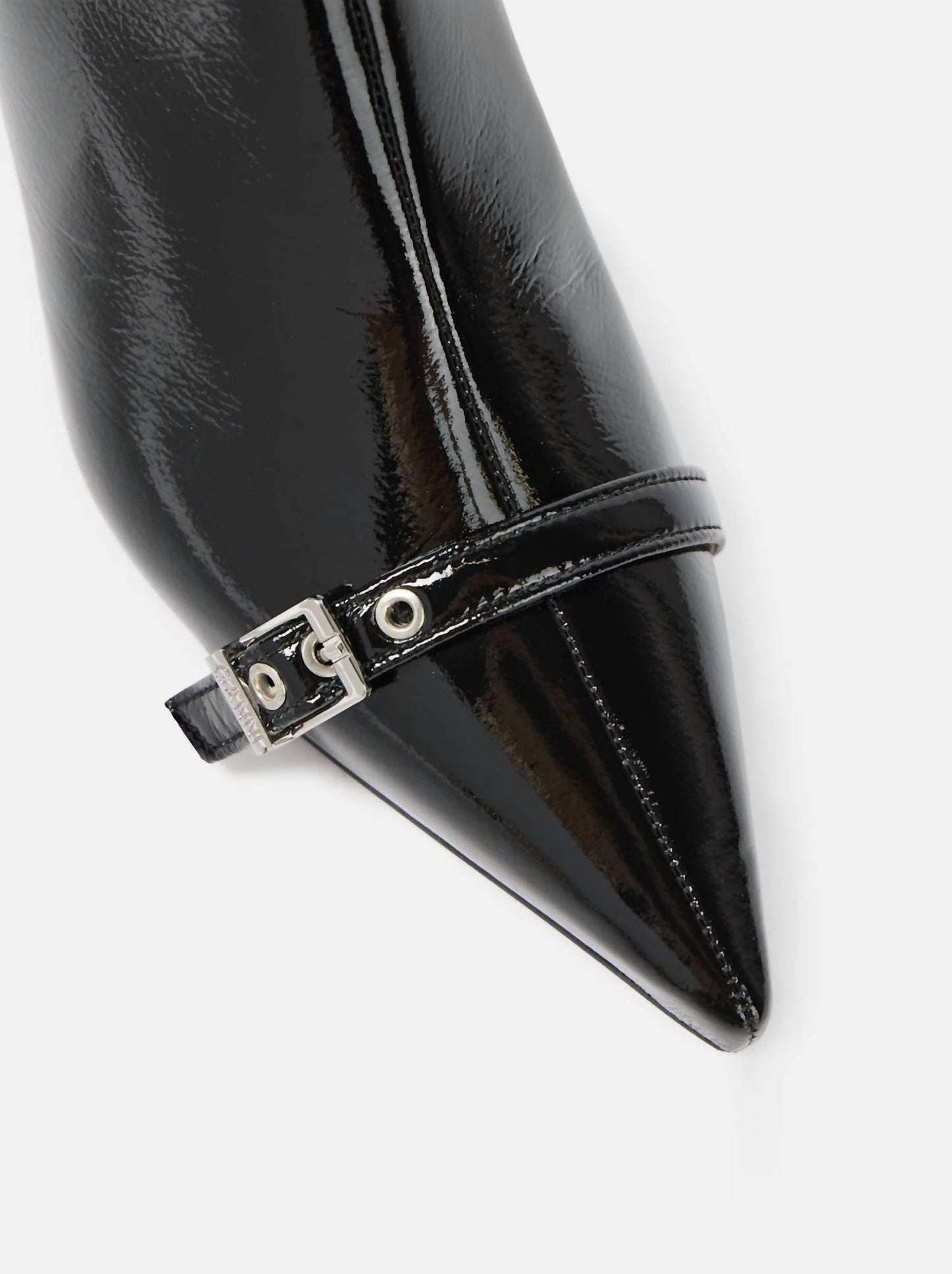 Ganni - Women's Eyelets Kitten Heel Boots