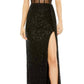 Mac Duggal - Illusion Midriff Corset Off-the-shoulder Dress