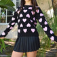 Beach Riot - Girls Callie Hearts Sweater