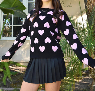 Beach Riot - Girls Callie Hearts Sweater
