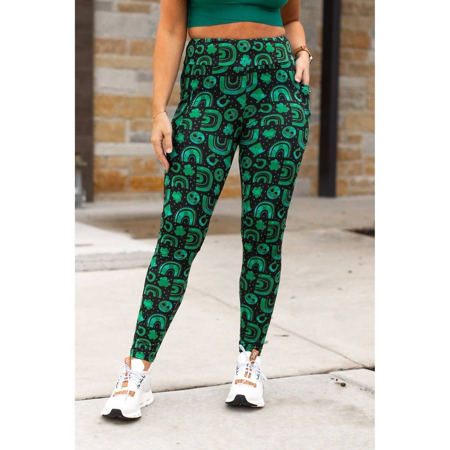 Julia Rose - St Patricks Day Lucky Charm Leggings