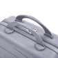4-Piece PP Spinner Wheel Luggage Set with Cosmetic Case, Light Gray